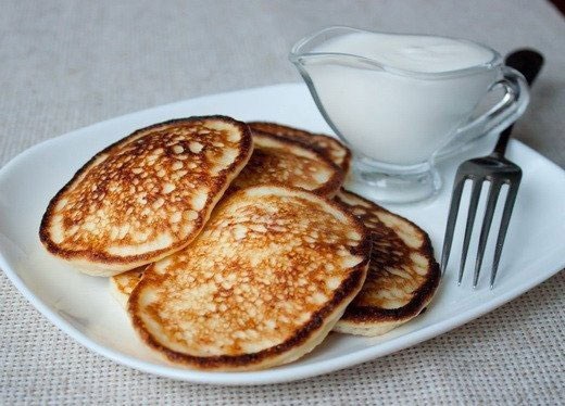 Творожные оладьи