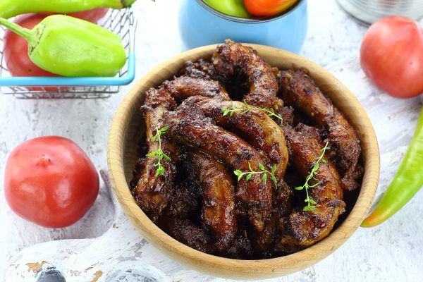 Запечённые куриные шеи