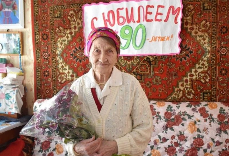 Труженица тыла Марина Канева из Ижмы отметила 90-летний юбилей