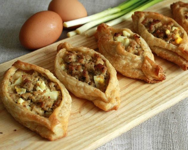 Ленивые расстегаи с мясом