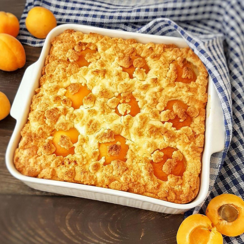 Королевская ватрушка с абрикосами
