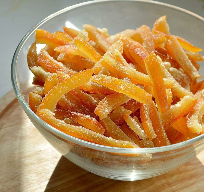 Цукаты из апельсиновых корок