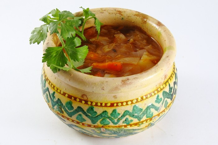 Щи "Боярские" с квашеной капустой
