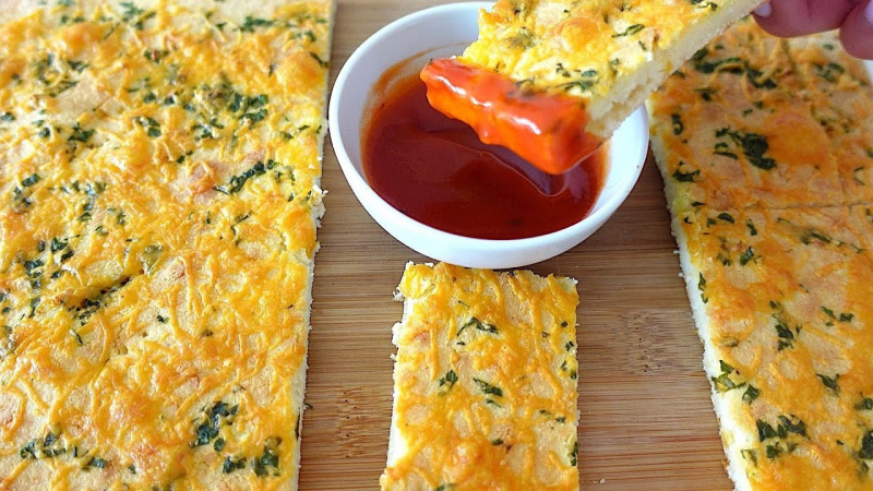 Чесночная Кето запеканка без муки