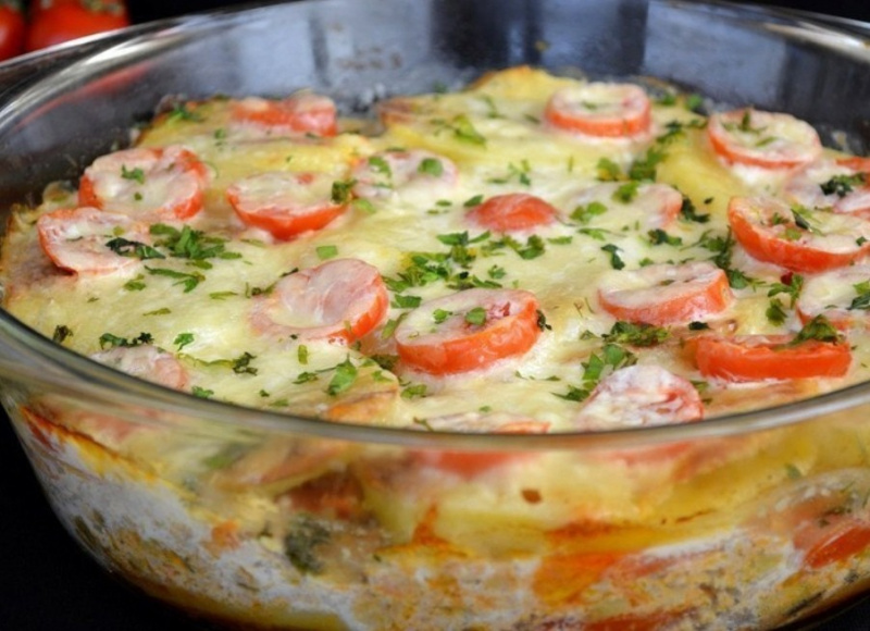 Запеканка с картофелем и фаршем