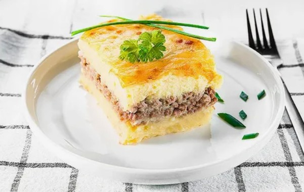Картофельная запеканка с фаршем как в детском саду