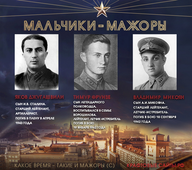 Мальчики-мажоры Великой Отечественной войны