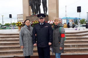 Обеспечение правопорядка народной дружиной на памятном мероприятии День солидарности в борьбе с терроризмом
