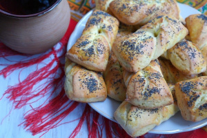 Пышки на сметане в духовке