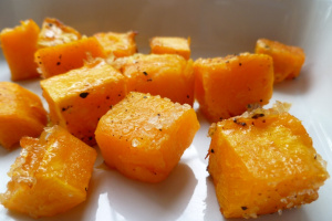 Тыква с медом и сахаром в духовке